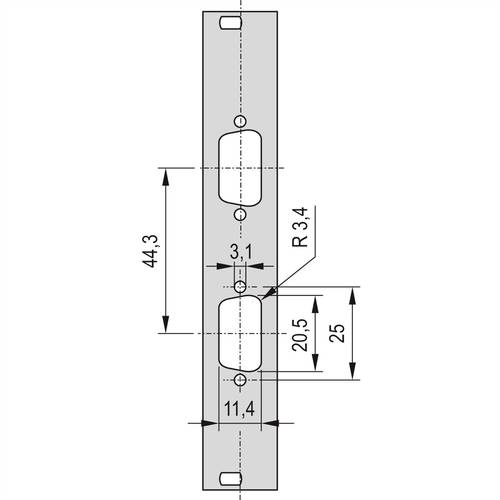 NVent SCHROFF 30118336 Frontplatte 1St. von nVent SCHROFF