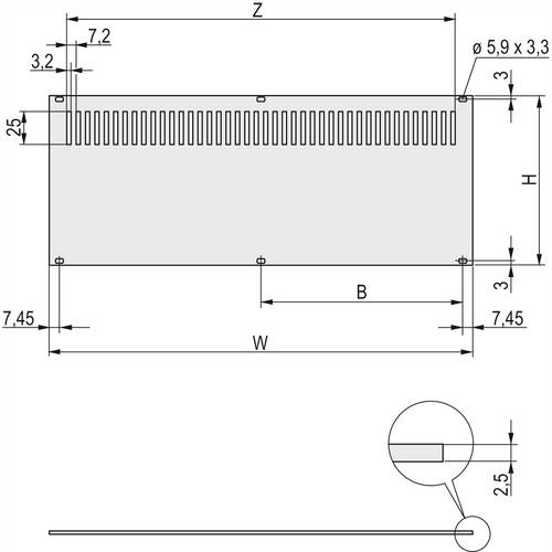 NVent SCHROFF 30849007 Rückwand von nVent SCHROFF