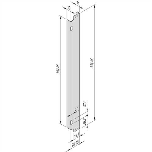 NVent SCHROFF 31596791 Frontplatte von nVent SCHROFF