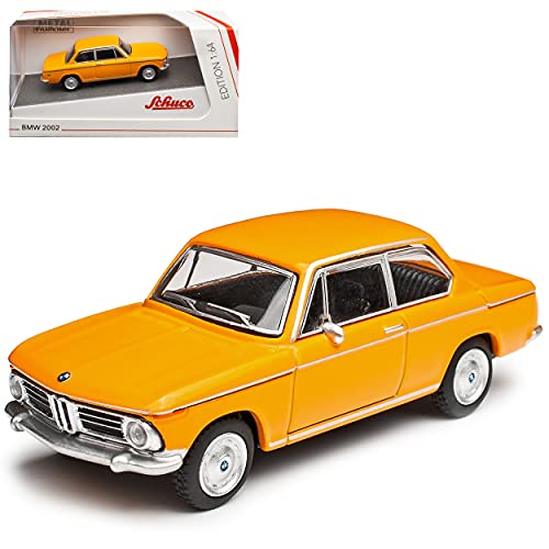 B*M*W 2002ti Coupe Orange 1966-1977 1/64 Schuco Modell Auto mit individiuellem Wunschkennzeichen von Schuco B-M-W