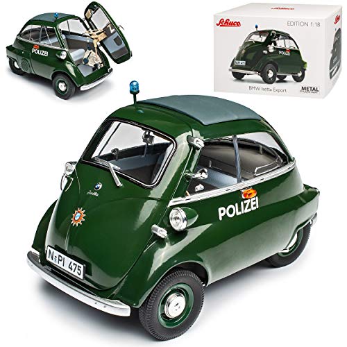 B*M*W Isetta Grün Polizei 1955-1962 1/18 Schuco Modell Auto Modell Auto von Schuco B-M-W