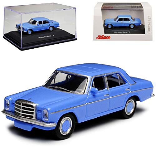 Mercedes-B /8 Strich-Acht Limousine Hell Blau W114 1967-1976 H0 1/87 Schuco Modell Auto von Schuco Mercedes-Benz