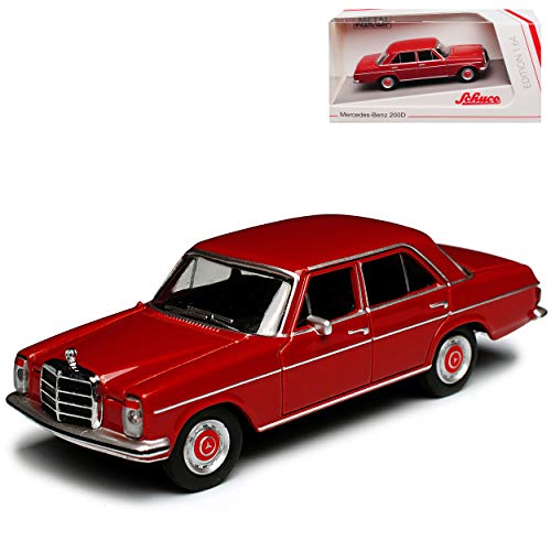 Mercedes-B 200/8 Strich Acht Limousine Dunkel Rot W114 W115 1967-1976 1/64 Schuco Modell Auto von Schuco Mercedes-Benz