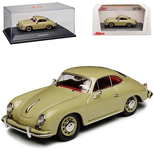 Porsche 356A Coupe Beige Grau 1955-1959 1/43 Schucouco Modell Auto Modell Auto von Schuco Porsche