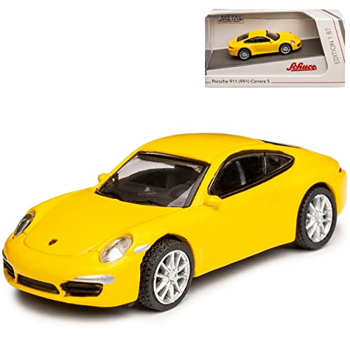 Porsche 911 992 S Coupe Gelb Neue Generation Ab 2019 H0 1/87 Schuco Modell Auto von Schuco Porsche