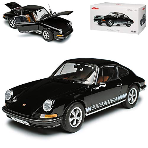 Porsche 911 S Urmodell Coupe Schwarz 1963-1973 1/18 Schuco Modell Auto von Schuco Porsche