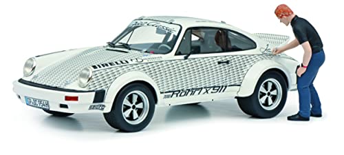 Porsche 911 mit Figur Röhrl X Coupe Weiss G-Modell 1973-1989 1/18 Schuco Modell Auto von Schuco Porsche