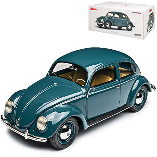 Volkwagen Käfer Brezel Blau 1/18 Schuco Modell Auto Modell Auto von Schuco VW