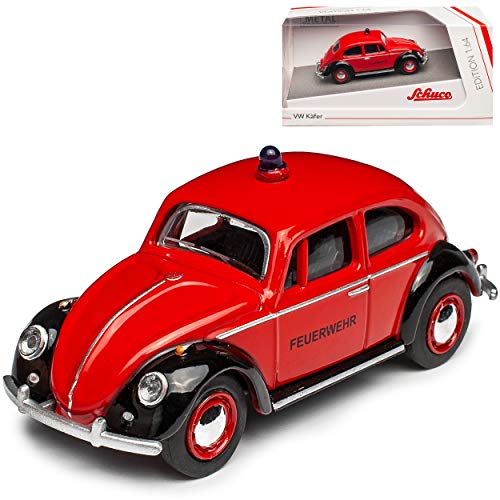 Volkwagen Käfer Coupe Feuerwehr Rot 1/64 Schuco Modell Auto von Schuco VW