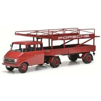 SCHUCO 450008400 1:18 Opel Blitz Renntransporter "Porsche" von Schuco