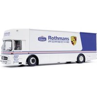 SCHUCO 450032800 1:18 Renntransporter ROTHMANS blau/weiß von Schuco