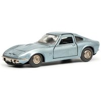 SCHUCO 450176200 1:40 Micro Racer Opel GT, blau metallic von Schuco