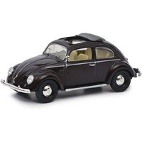 SCHUCO 450268400 1:43 VW Brezelkäfer bordeaux rot von Schuco