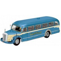 SCHUCO 450274800 1:43 Mercedes-Benz O6600 "Wanderfreund" mit Fahrerfigur von Schuco