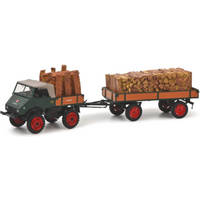 SCHUCO 450313300 1:43 MB Unimog 401 und Anhänger von Schuco