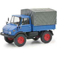 SCHUCO 450314900 1:43 Unimog 406 mit Plane von Schuco