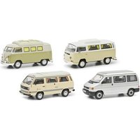 SCHUCO 450359100 1:43 Set VW Camping Bus von Schuco