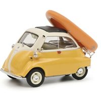 SCHUCO 450376700 1:43 BMW Isetta und Schlauchboot von Schuco