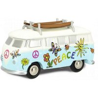 SCHUCO 450533600 1:90 Piccolo VW T1 Bus "Surfer-Bus" von Schuco