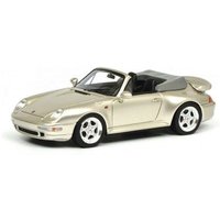 SCHUCO 450887900 1:43 Porsche 911 (993) Cabrio, grau von Schuco