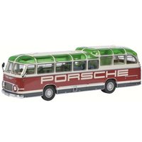 SCHUCO 450896600 1:43 Neoplan "Porsche Renndienst" Bus von Schuco