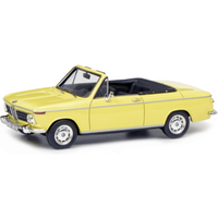 SCHUCO 450908500 1:43 BMW 2002 Cabrio 2/2 (Baur), gelb von Schuco