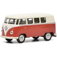 SCHUCO 452017100 1:64 VW T1 Bus, rot beige von Schuco