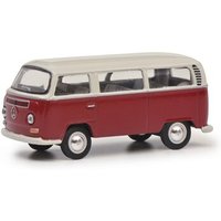 SCHUCO 452030300 1:64 VW T2 Bus rot/weiß von Schuco