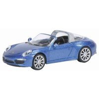 SCHUCO 452616500 1:87 Porsche 911 Targa 4S, blau von Schuco