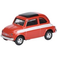 SCHUCO 452627200 1:87 Fiat 500 "Rallye", rot von Schuco