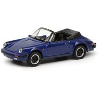 SCHUCO 452635200 1:87 Porsche 911 3.2, blau von Schuco