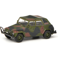 SCHUCO 452643000 1:87 VW Typ 181 Kübelwagen "Bundeswehr", flecktarn von Schuco