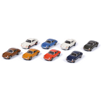 SCHUCO 452650200 1:87 Porsche 911, 8-er Set von Schuco