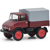 SCHUCO 452660900 1:87 Unimog U406 rot von Schuco