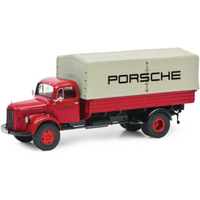 SCHUCO 452667800 1:87 MB L3500 Pritsche "PORSCHE" von Schuco