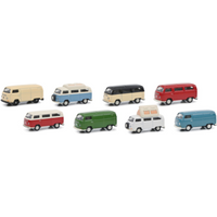 SCHUCO 452668500 1:87 VW T2 Ladegut Set von Schuco