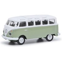 SCHUCO 452670700 1:87 VW T1 Samba grün/weiß von Schuco