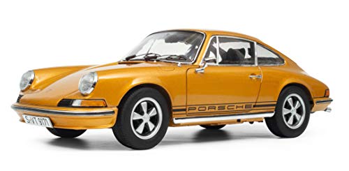 Schuco 450036100, Gold Porsche 911 S, Coupé, 1973, Modellauto, 1:18, metallic, Limitierte Auflage von Schuco