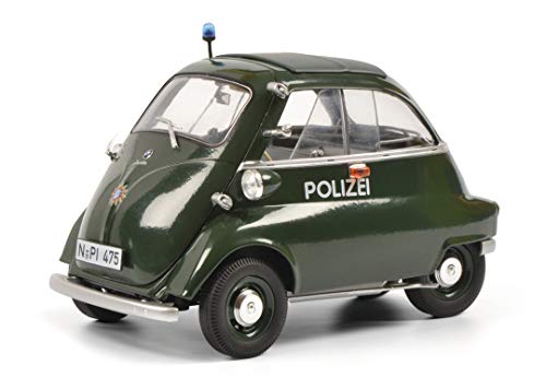 Schuco 450041200 BMW Isetta Polizei, Modellauto, Maßstab 1:18, Limitierte Auflage, grün von Schuco