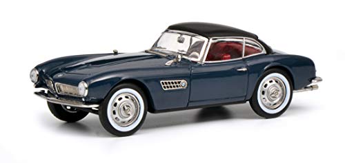 Schuco 450218500 grau/schwarz BMW 507, mit Hardtop, Modellauto, 1:43 von Schuco