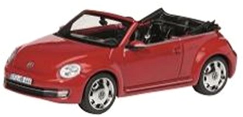 Schuco 450747700 - VW Beetle Cabrio, Die-Cast, Maߟstab 1:43, rot von Schuco