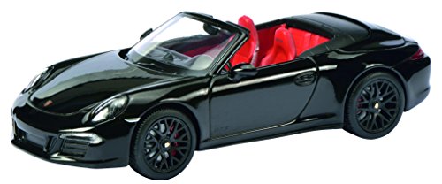 Schuco 450758700 - Porsche 911 4 Gts Carrera Cabrio, Masstab 1:43, Auto Und Verkehrsmodell, schwarz von Schuco