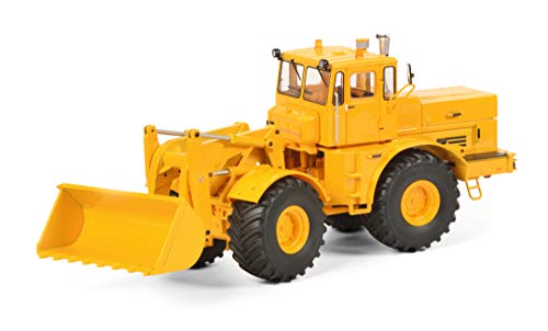 Schuco 450770900 Kirovets K-700 M, Traktor mit Frontschaufel, Modellauto, 1:32, gelb Other License Modellfahrzeug von Schuco