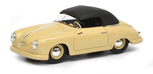 Schuco 450879700, beige Gmünd Porsche 356, Cabriolet geschlossen, Modellauto, 1:43, Resin von Schuco