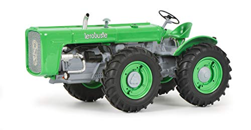 Schuco 450896800 Le Robuste D4K, Traktor, Modellauto, 1:32, Resin, hellgrün, Grün von Schuco