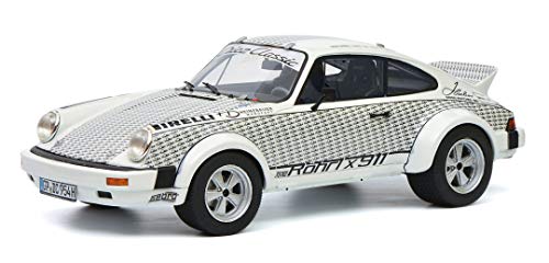 Schuco 450912000 Porsche 911 Röhrl X911, Modellauto, Maßstab 1:43, Limited Edition 750, Resin, weiß von Schuco