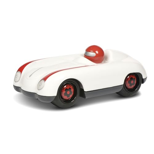 Schuco 450987400 Roadster White-Willi, my1stSchuco, Spielauto für Kinder 1 Jahr, Rennwagen Spielzeug ab 12 Monaten, weiß/rot von Schuco