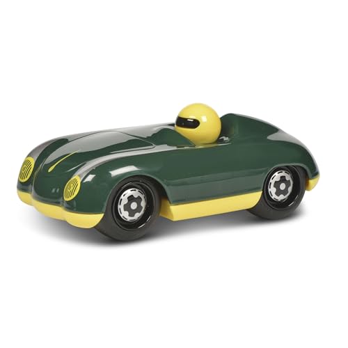 Schuco 450987500 Roadster Green-Gary, my1stSchuco, Spielauto für Kinder 1 Jahr, Rennwagen Spielzeug ab 12 Monaten, grün/gelb von Schuco