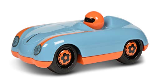 Schuco 450987700 Roadster Blue-Paul, my1stSchuco, Spielauto für Kinder 1 Jahr, Rennwagen Spielzeug ab 12 Monaten, blau/orange von Schuco