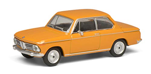 Schuco 452022700 Herz BMW 2002, Modellauto, Maßstab 1:64, orange, S von Schuco